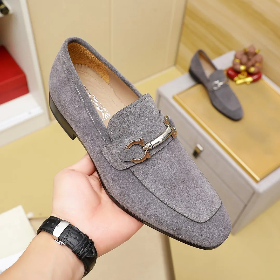 Men's shoes 💰600 🕷🕷🐂【Ferragamo】 Popular fashionable casual shoes🇨🇳Official website counter 1:1 production, original mold opening💯Good quality can be seen, imported high-end first-layer pebbled calfskin, water-dyed🐂leather lining🌿very clear texture, high-quality waterproof, non-slip and wear-resistant outsole🎋high quality and low price, truly handmade🍓, 7 colors available! Code number 38-44 (45. To be customized)